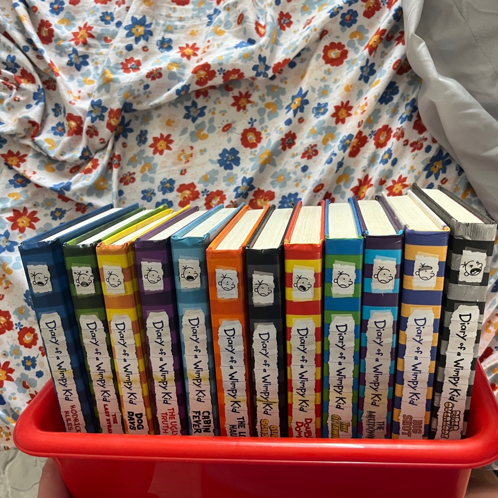 Set of diary of a wimpy kid books